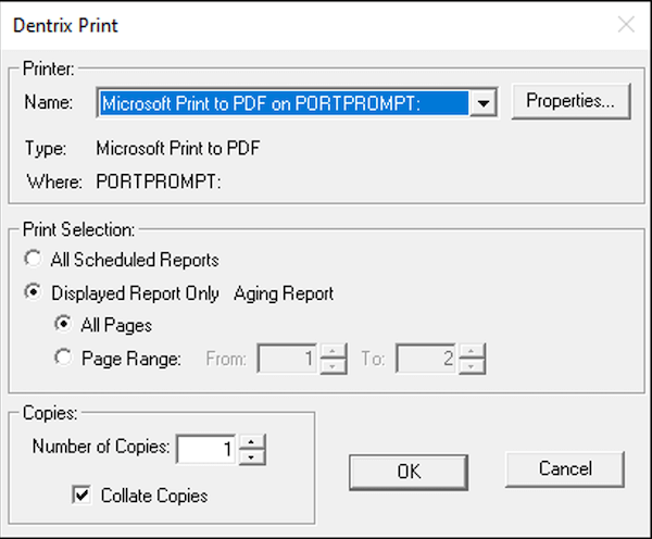 Microsoft Print to PDF