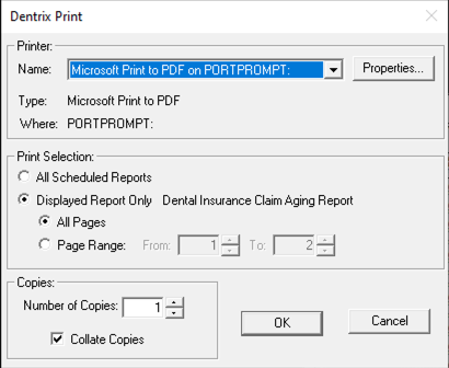 Microsoft Print to PDF
